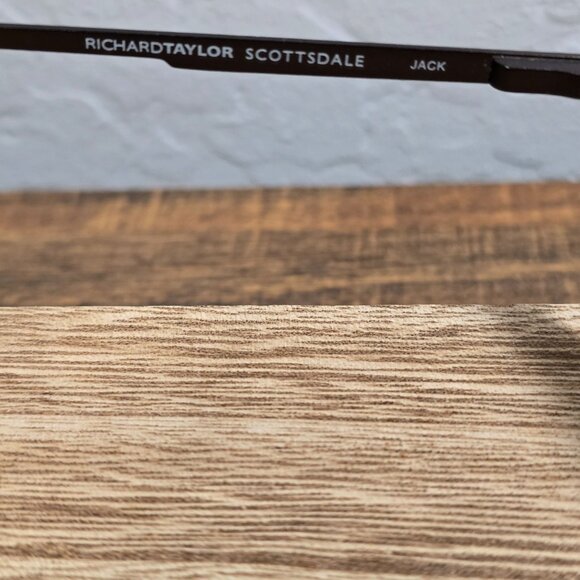 Richard Taylor Scottsdale  Jack Eyeglasses Matte Brown 55-16-140 Frame READ - Picture 4 of 13